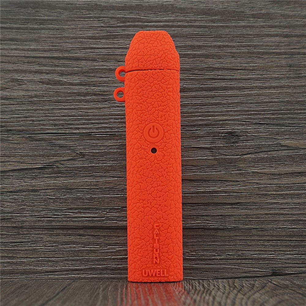 ORIN Uwell Caliburn Case, Texture Silicone Case for Uwell Caliburn AntiSlip Cover Shield Sleeve Wrap Decal Skin(Red)