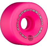 Rollerbones Team Logo 98A Recreational Roller Skate Wheels (Set of 8)
