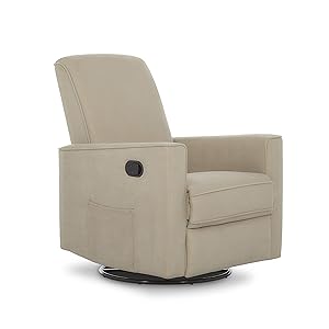 Evolur Raleigh Basic Glider, Recliner and Rocker in Fawn