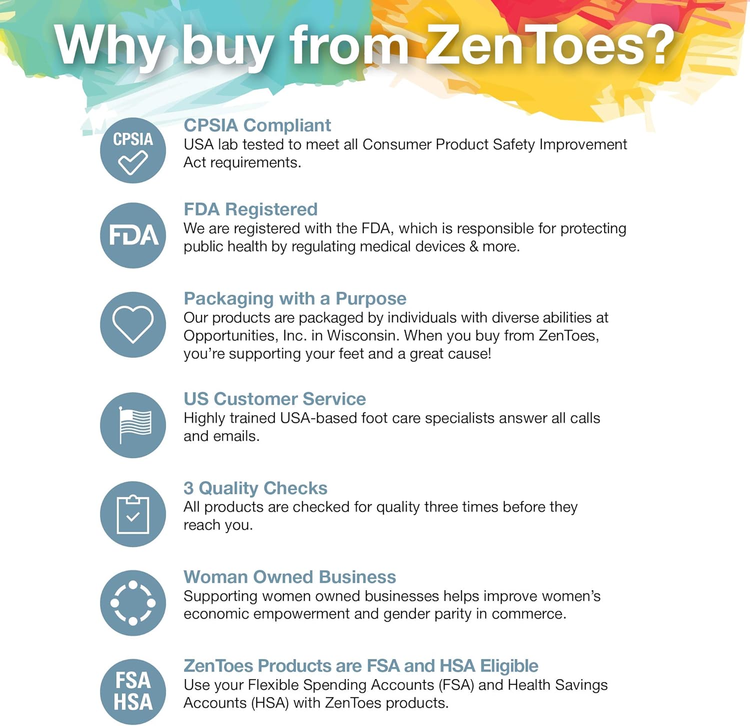 ZenToes 5 Pack Toe Caps Closed Toe Fabric Sleeve Protectors with Gel Lining, Prevent Corn, Callus, Blister Development Between Toes, Soften and Soothe The Skin (Size Medium): Health & Personal Care