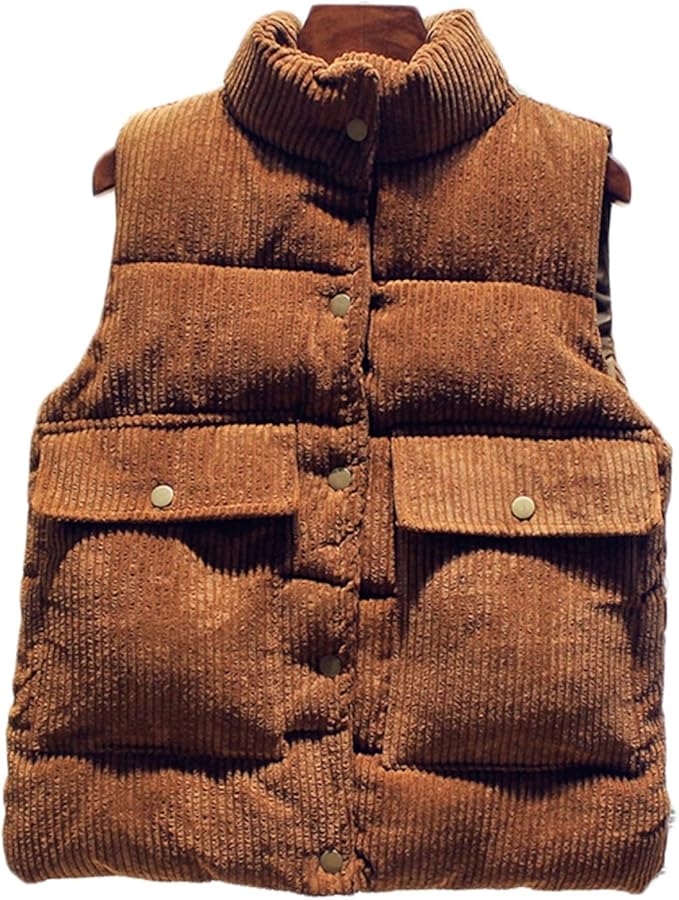 Amazon ショットベスト レディース ノースリーブ アウター 中綿入り 柔らかい ゆったり ダウン ベスト ダウンジャケット カジュアル 可愛い あったか 秋 冬 おしゃれ 普段着 旅行 アウトドア 部屋着 プレゼント スポーツ ベスト 通販