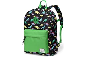 VASCHY Dinosaur Backpack for Toddler Kids Boys, Little Kid Preschool Backpacks with Chest Strap