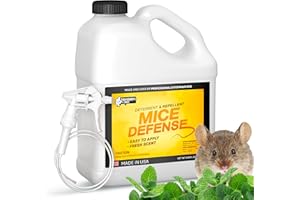 EXTERMINATORS CHOICE Exterminator’s Choice Mice Repellent Spray - 1 Gallon - Rodent Defense Spray for Lawns, Gardens, Attics, and Garages - Non-Toxic Deterrent - Repels Mice and Rats - Safe for Kids and Pets