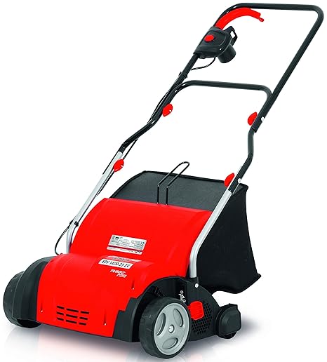 Grizzly Elektro Vertikutierer ERV 1400 elektrischer Rasenvertikutierer Rasenlüfter zur Gartenpflege 1400 Watt 35 cm Arbeitsbr