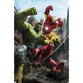 Marvel Comics Hulk - Marvel Adventures Iron Man Special Edition #1 Wall Poster, 34L" x 22.4W", Premium Unframed Version