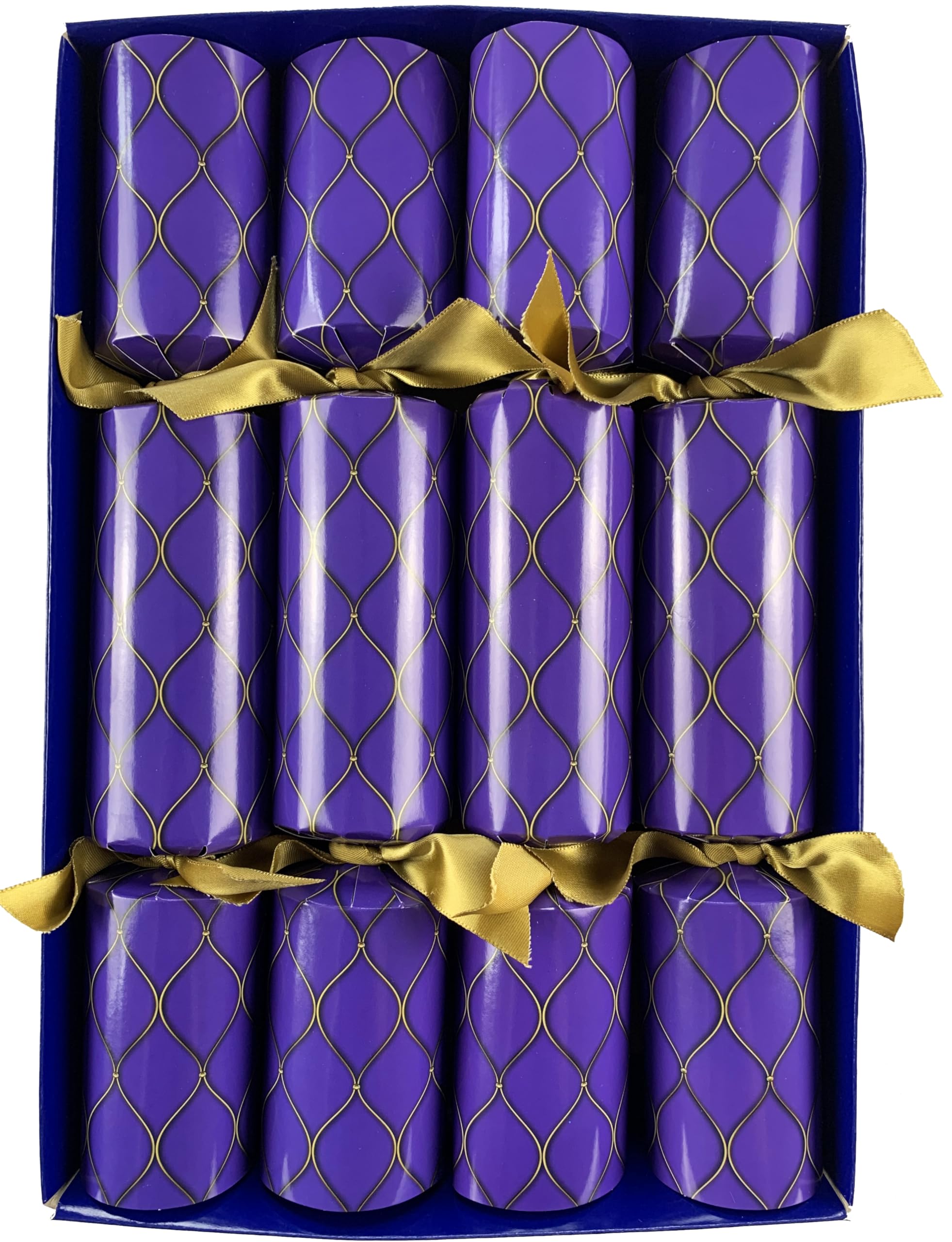 Crackers Ltd Box of 4 Family Fun Finger Puppets Purple Christmas Crackers