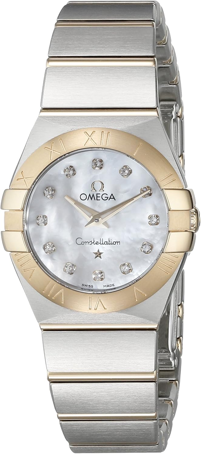 Omega Women's 12320246055002 Constellation Analog Display Swiss Quartz
