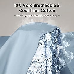 Shilucheng 100% French Linen Sheets - Queen Size