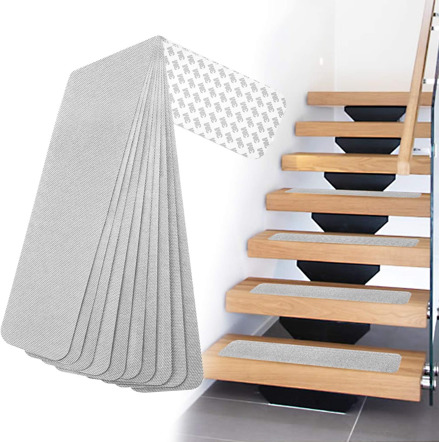 4"x26" NonSlip Stair Treads Tape，Used for Adhesive Stair/Floor Treads