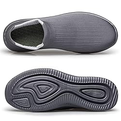 vibdiv Womens Sneakers Pull-on Flat Walking Shoes