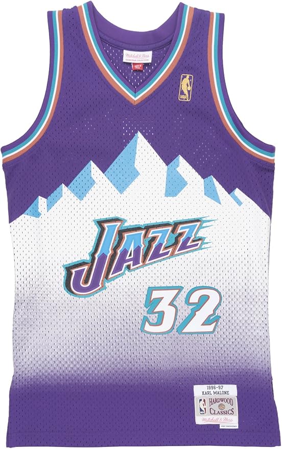 utah jazz white mountain jersey