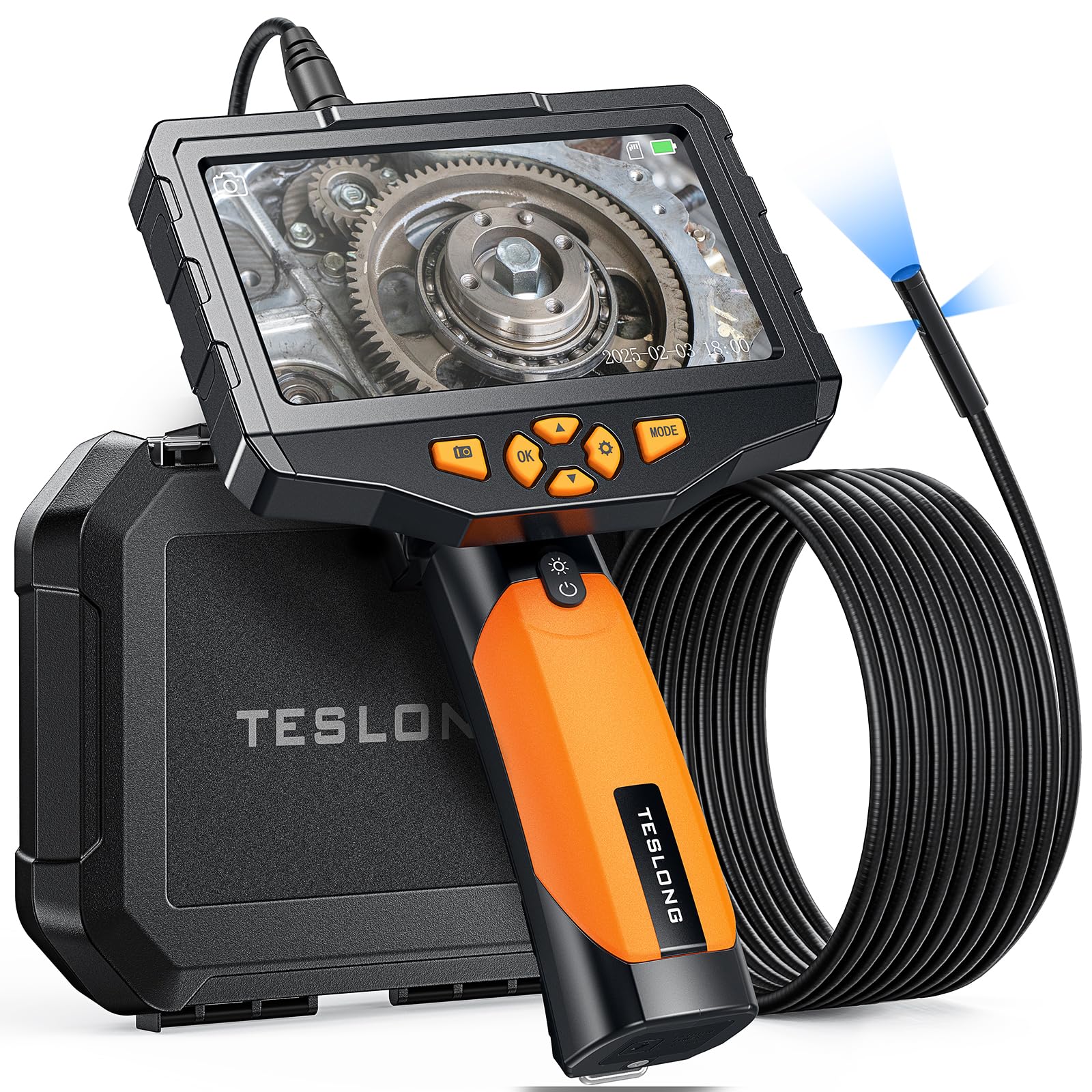 Triple Lens Borescope Inspection Camera, Teslong