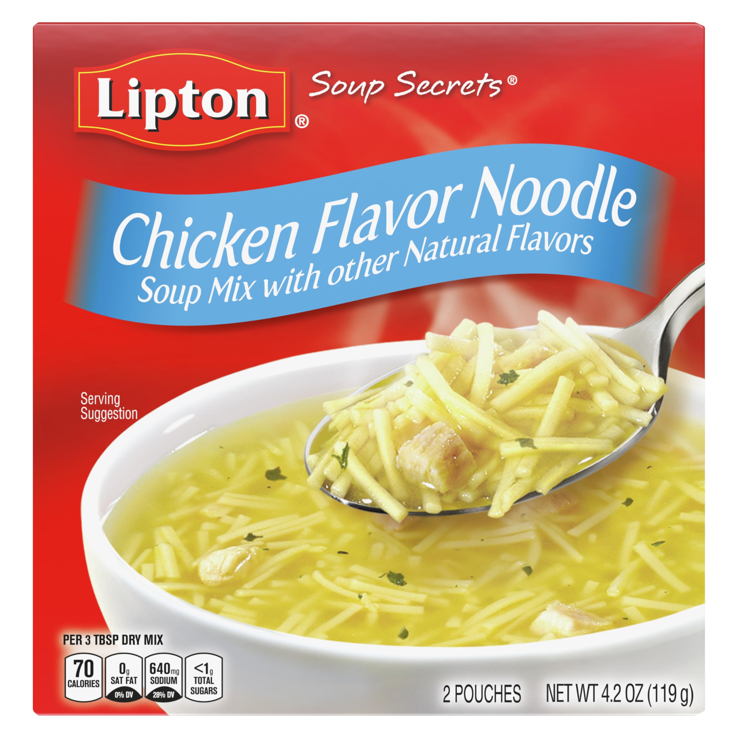 SOUP SECRETS Lipton Instant Soup Mix Chicken Flavor
