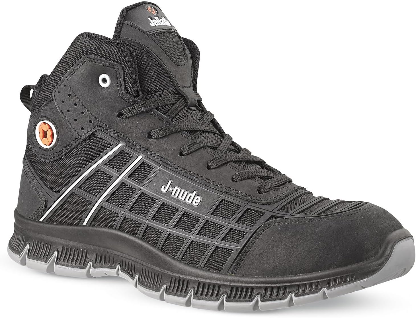 Jallatte Jalrei JNU29 S3 Safety Lace up Mens Black Work Boots Water Resistant Midsole Toecap