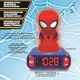 LEXIBOOK Spider-Man Nightlight Alarm Clock Kids This vibrant blue red RL800SP view 3