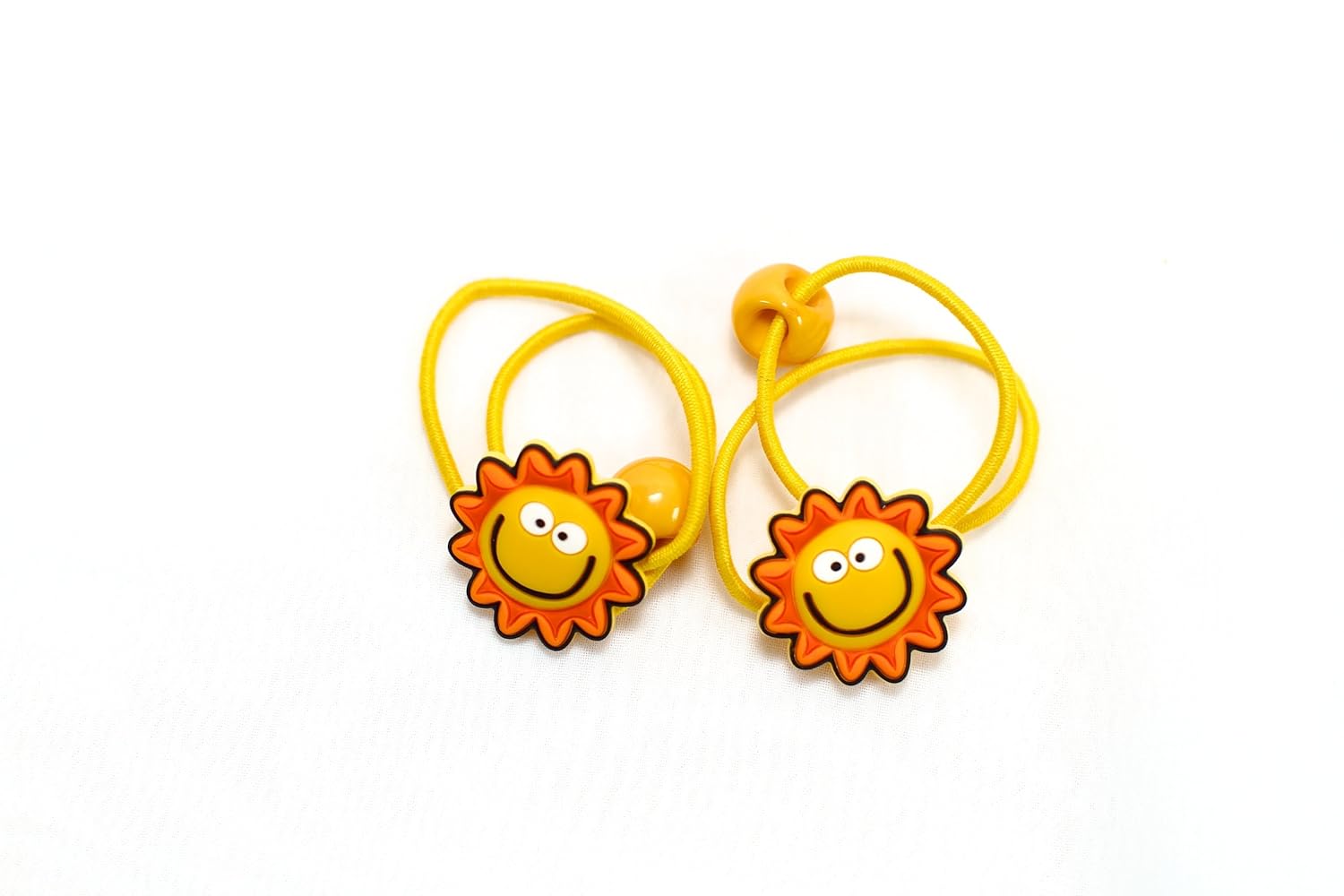 Amazon Com Keikihouse Hair Elastics Orange Sun Beauty