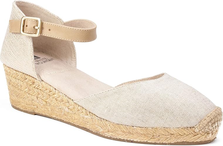 rose gold wedge sandals