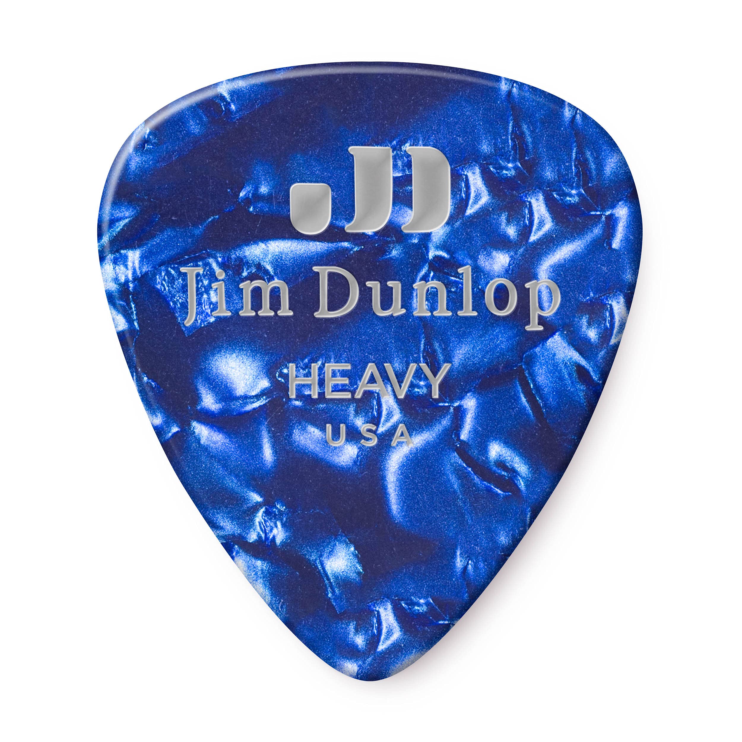 Jim Dunlop 483P10HV Guitar Pick Player Pack - Blue Pearl (Pack of 12) โ image 1