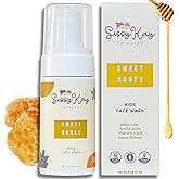Sissy Kay Kids Foaming Face Wash for Boys, Girls - Natural Face Wash For Kids - Gentle Honey Cleanser With Vitamin C & Vitamin E -Tear Free For Sensitive Skin - Honey - 100 ml