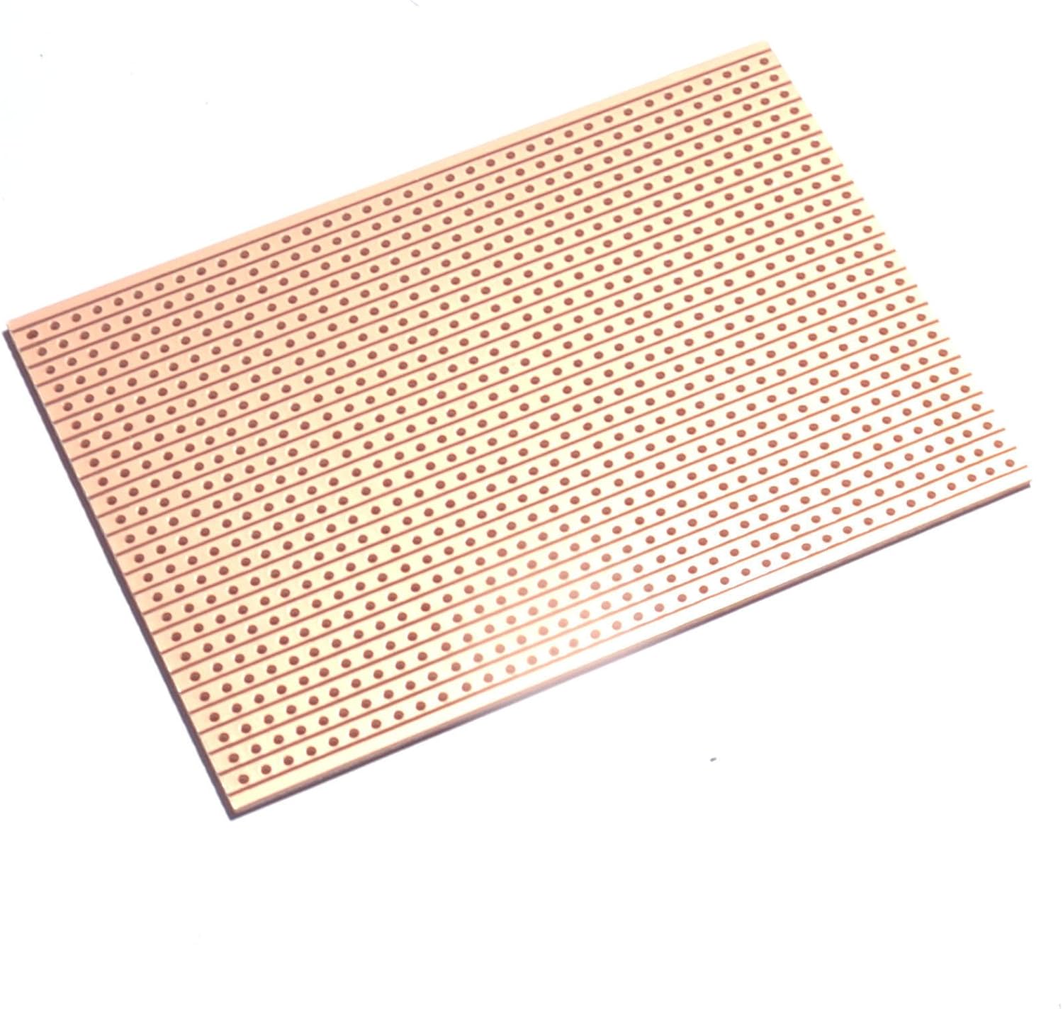 UTRONIX Copper Clad PCB Veroboard stripboard 95mm x 64mm Pack of 5