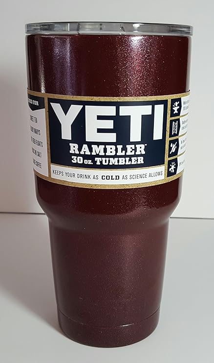 maroon yeti rambler
