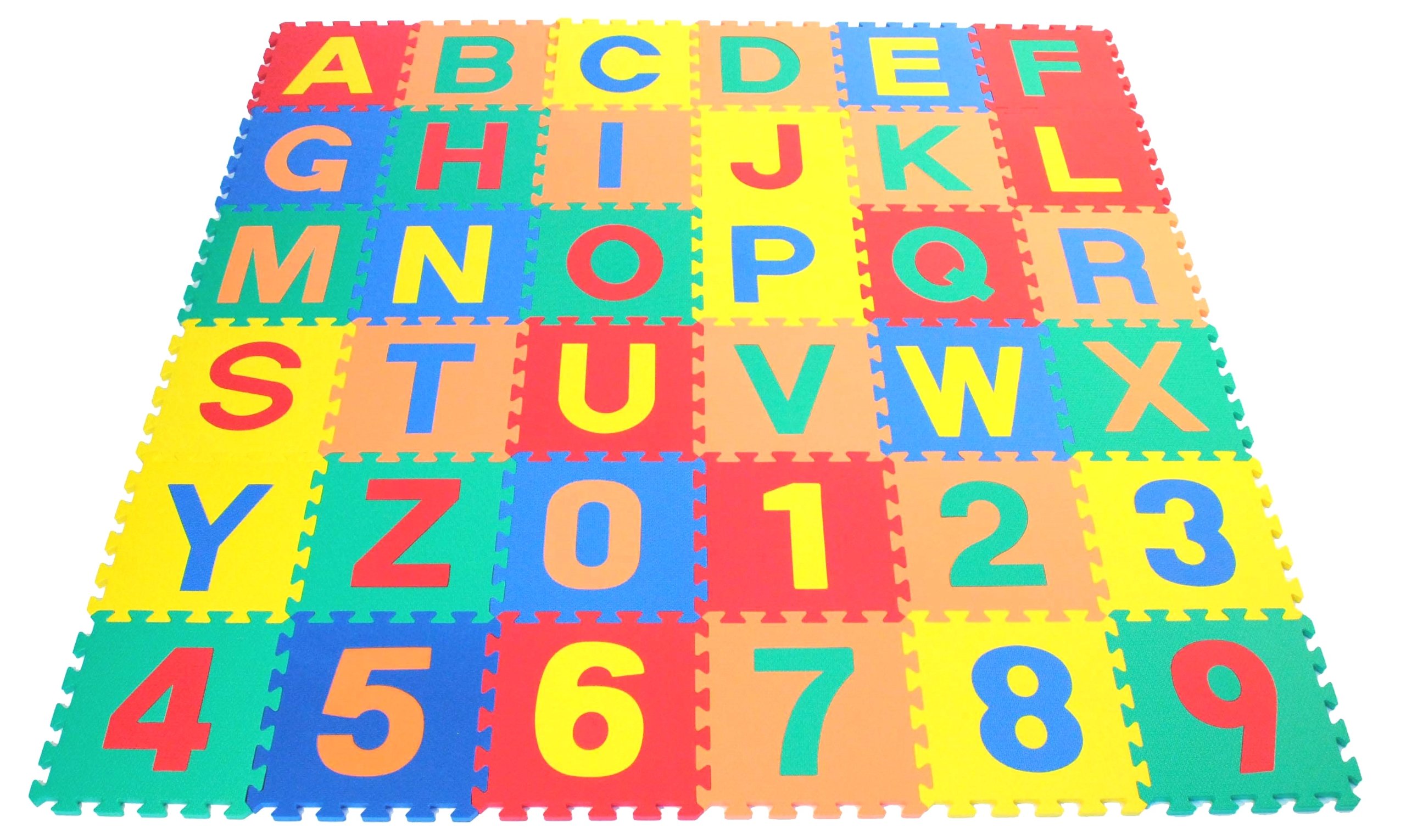 Alphabet Floor Mat Baby Toddler Kids Play Letters Numbers Learning Toy