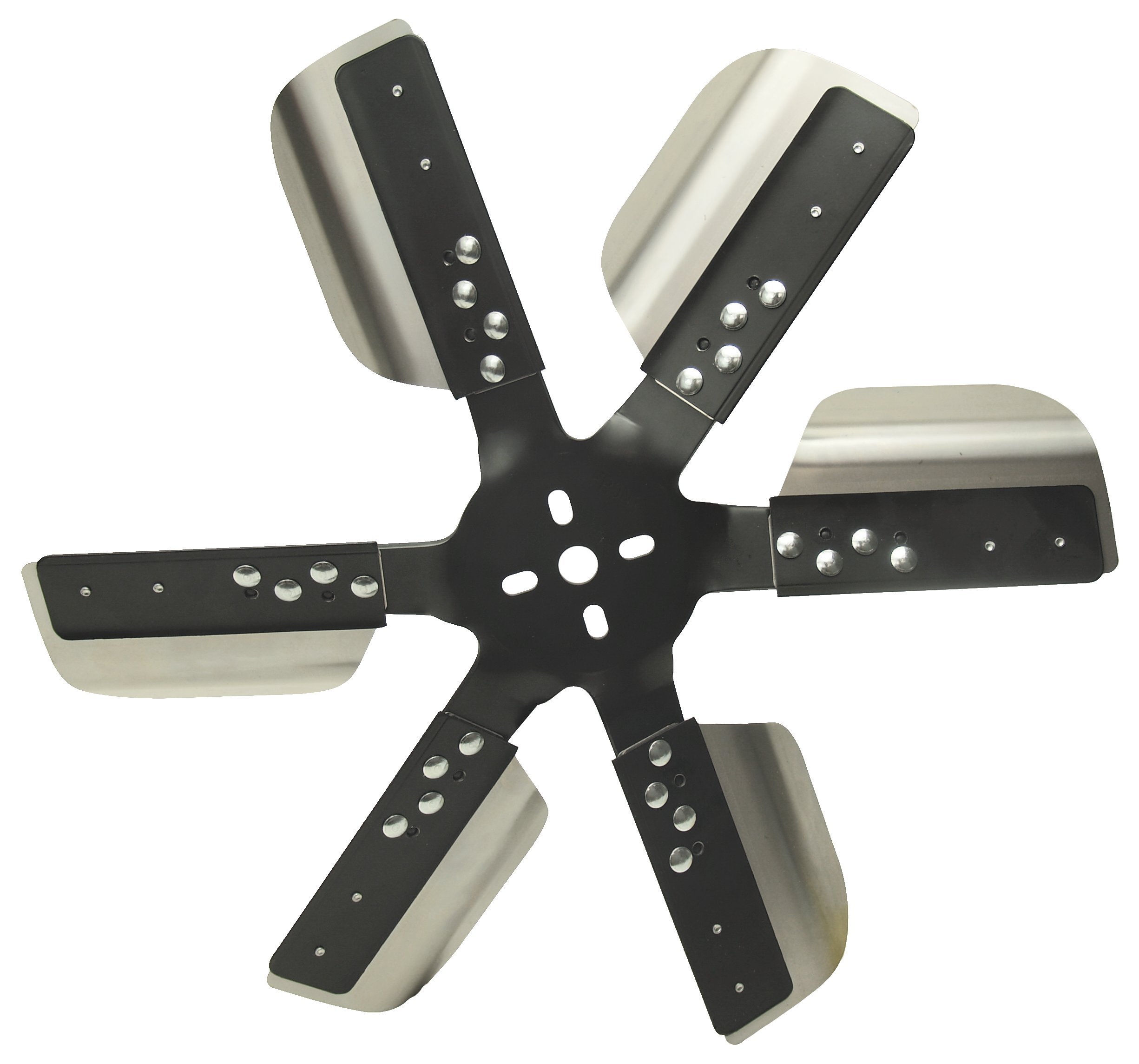 Derale 17018 Heavy Duty Fan Blade Series 1000 18" Stainless Steel Flex Fan Standard Rotation