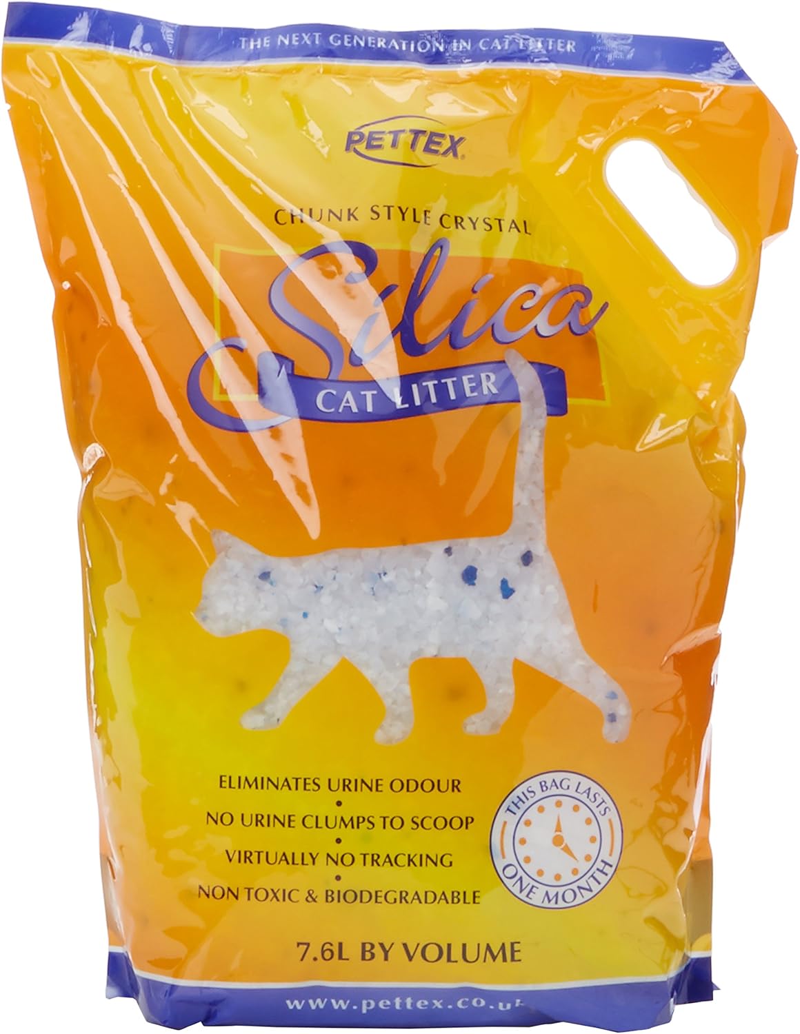 Pettex Silica Crystal Cat Litter (3.8 Liters) (White) Clothing