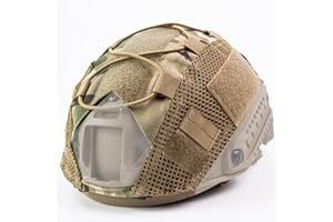 Booiu Tactical Helmet Cover,Fast Helmet Cover - Enhanced Protection for Fast Helmets in Size M/L