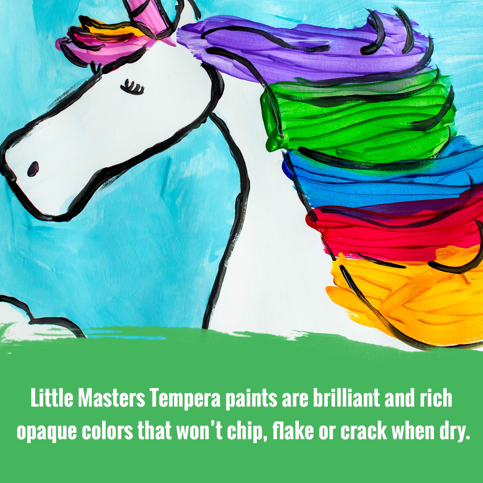 Handy Art Little Masters Tempera Paint, 1 Gallon (Pack of 1), Red