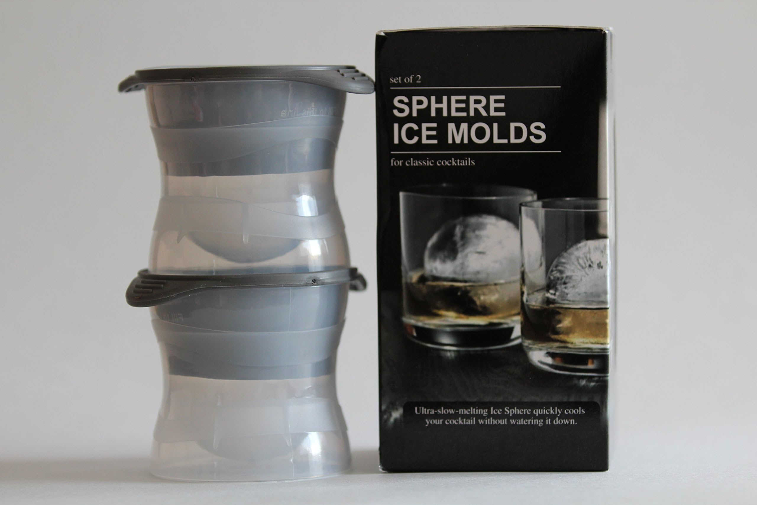 Ice Ball Maker - Perfect Ice Spheres For Whiskey - Premium Quality Silicon Round Molds!