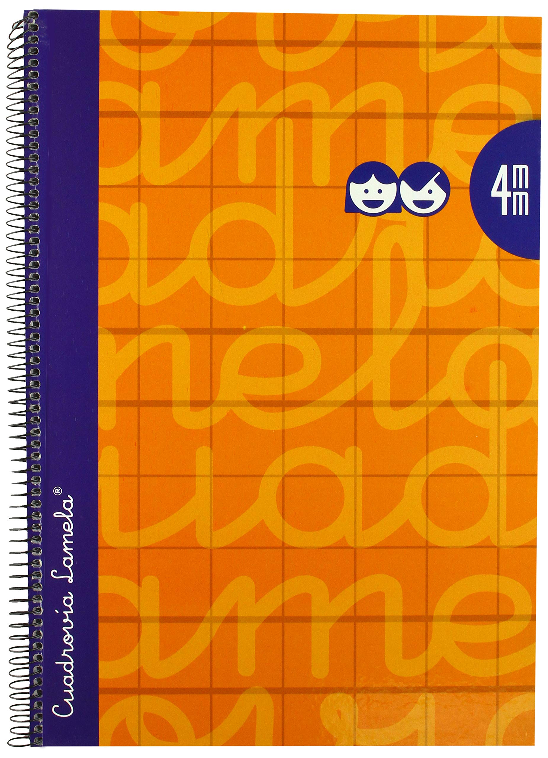 LAMELA 7 fte004 N – Spiral Notebook, Type Folio, Yellow