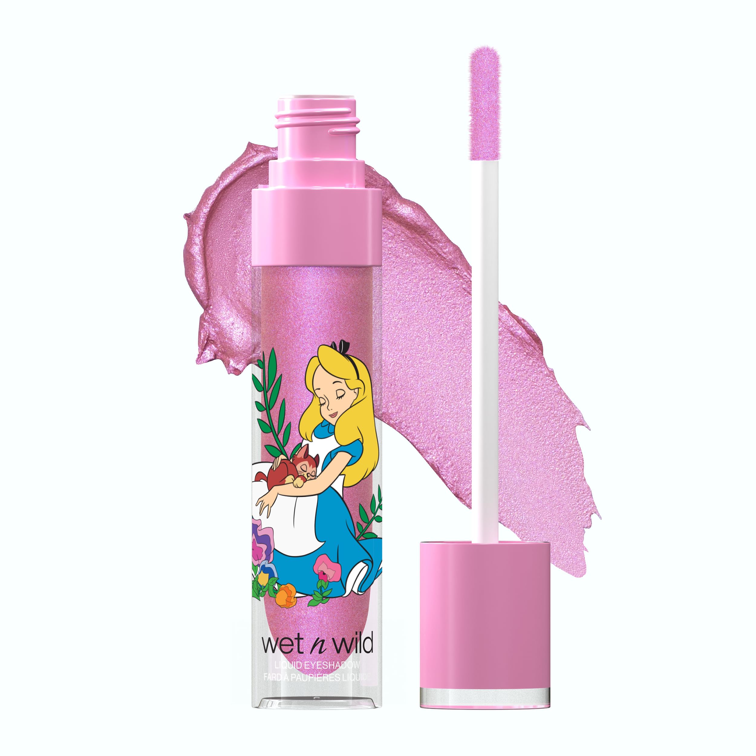 Wet n Wild Alice in Wonderland Liquid Eyeshadow, Richly-Pigmented Liquid Eyeshadow Infused with Multi-Dimensional Pearls, Dries Quickly for Intense Shimmer, Daydreaming Shade