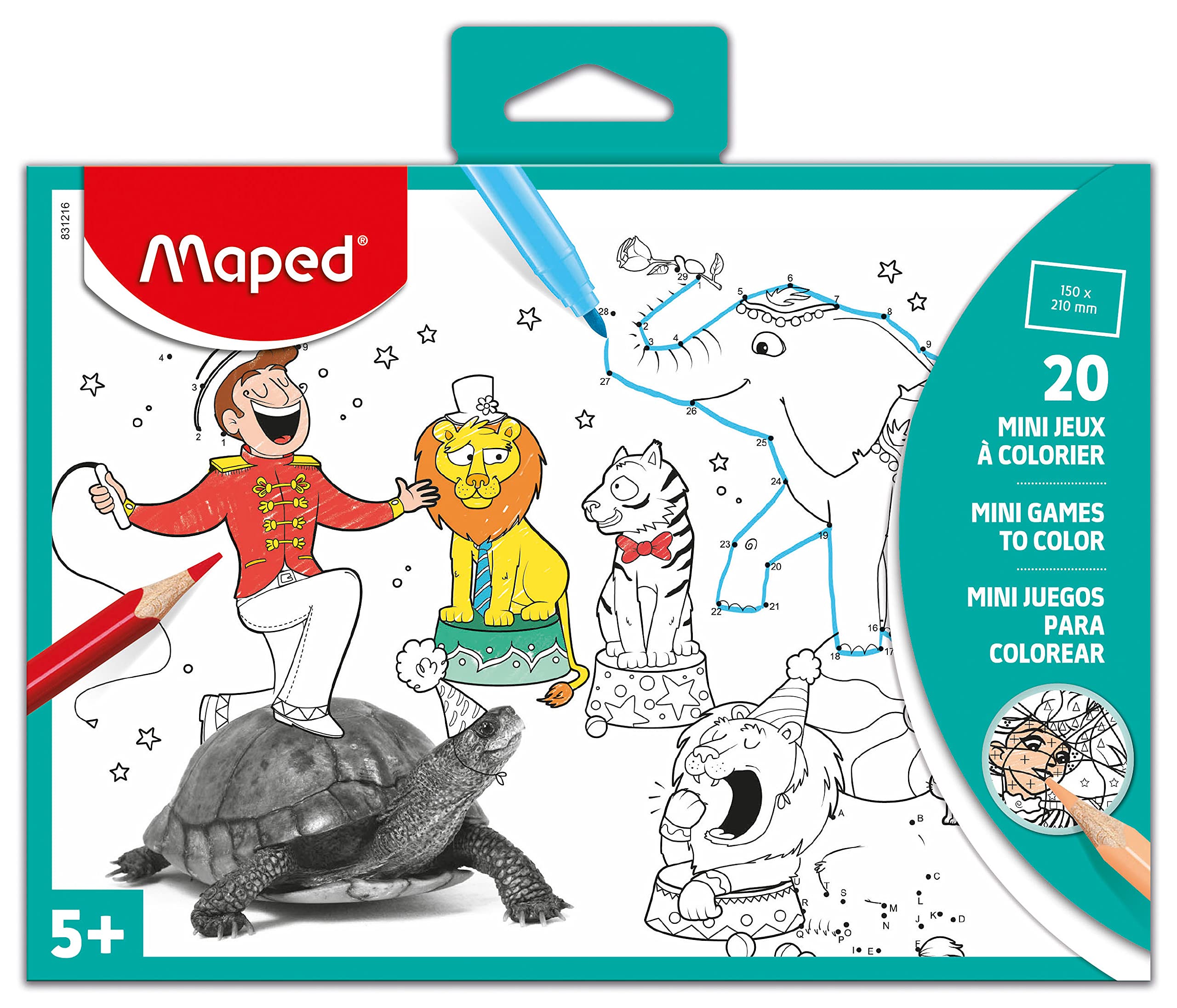 Maped Helix USA Color Activity Kit, Assorted 20 Pack