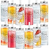 Blushtier 12 Pcs Friendsgiving Gifts Bulk Plastic Friendship Tumblers Good Friends Are Like Stars Cups 13.5 oz Reusable Friend Cups with Straw and Lid for Women Christmas Holiday Gifts Birthday Party