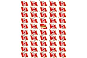 Canadian Canada Flag Lapel Pins Maple Leaf Pin Bulk - CA Country Metal Souvenir Hat Men Women Patriotic Badge Clothes Bags Ha