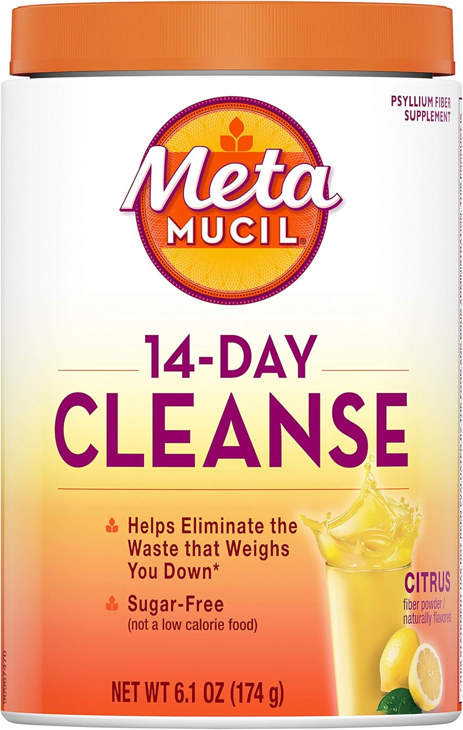 Amazon Com Metamucil 14 Day Cleanse Fiber Eliminate Waste 30