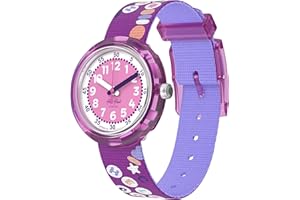 Flik Flak Unisex Kids Watch Casual Purple Bio-sourced Quartz FLIK Flak BFF