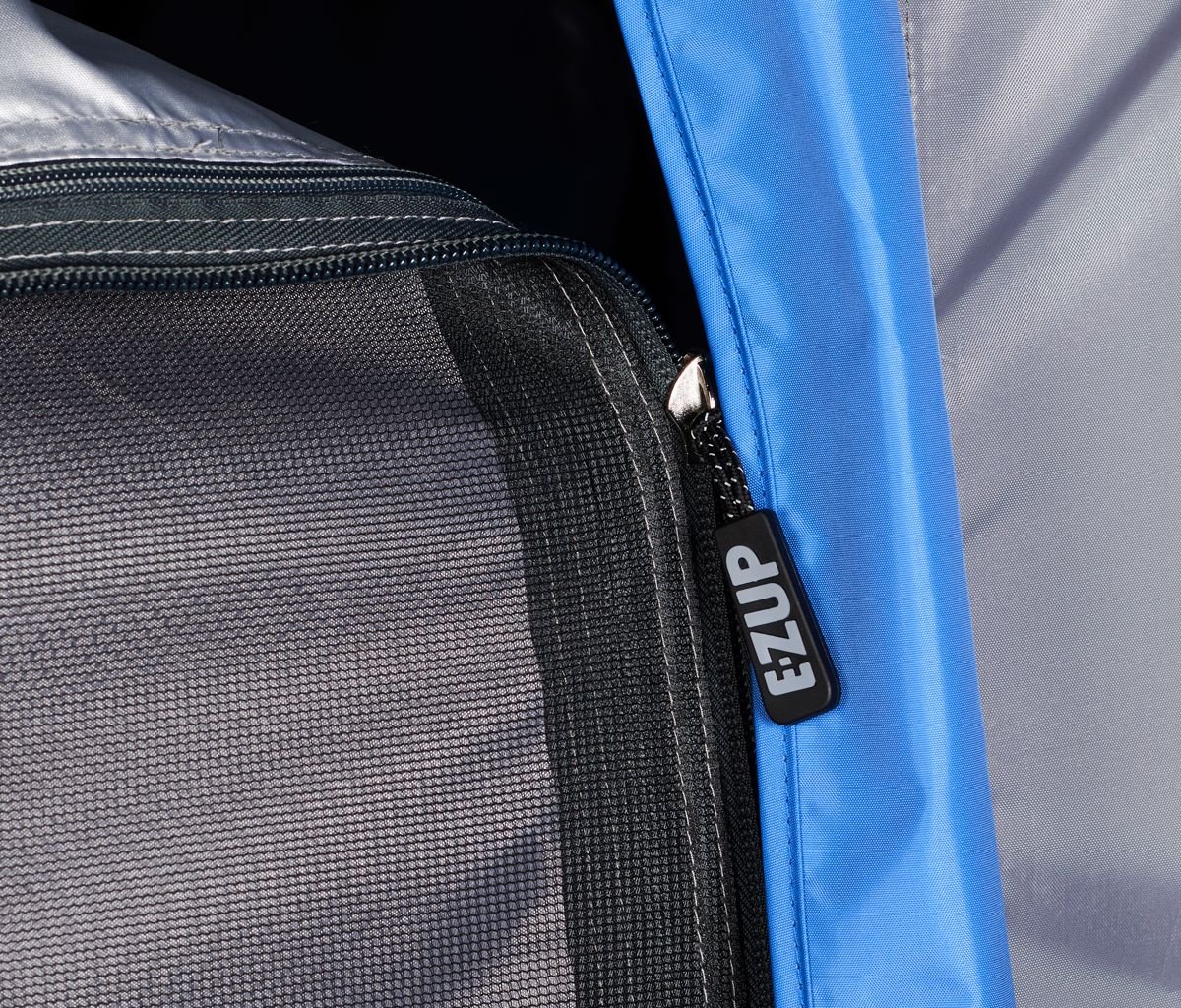 E-Z UP Camping Cube 6.4, Converts 10' Straight Leg Canopy into Camping Tent, Royal Blue (Canopy/Shelter NOT Included)