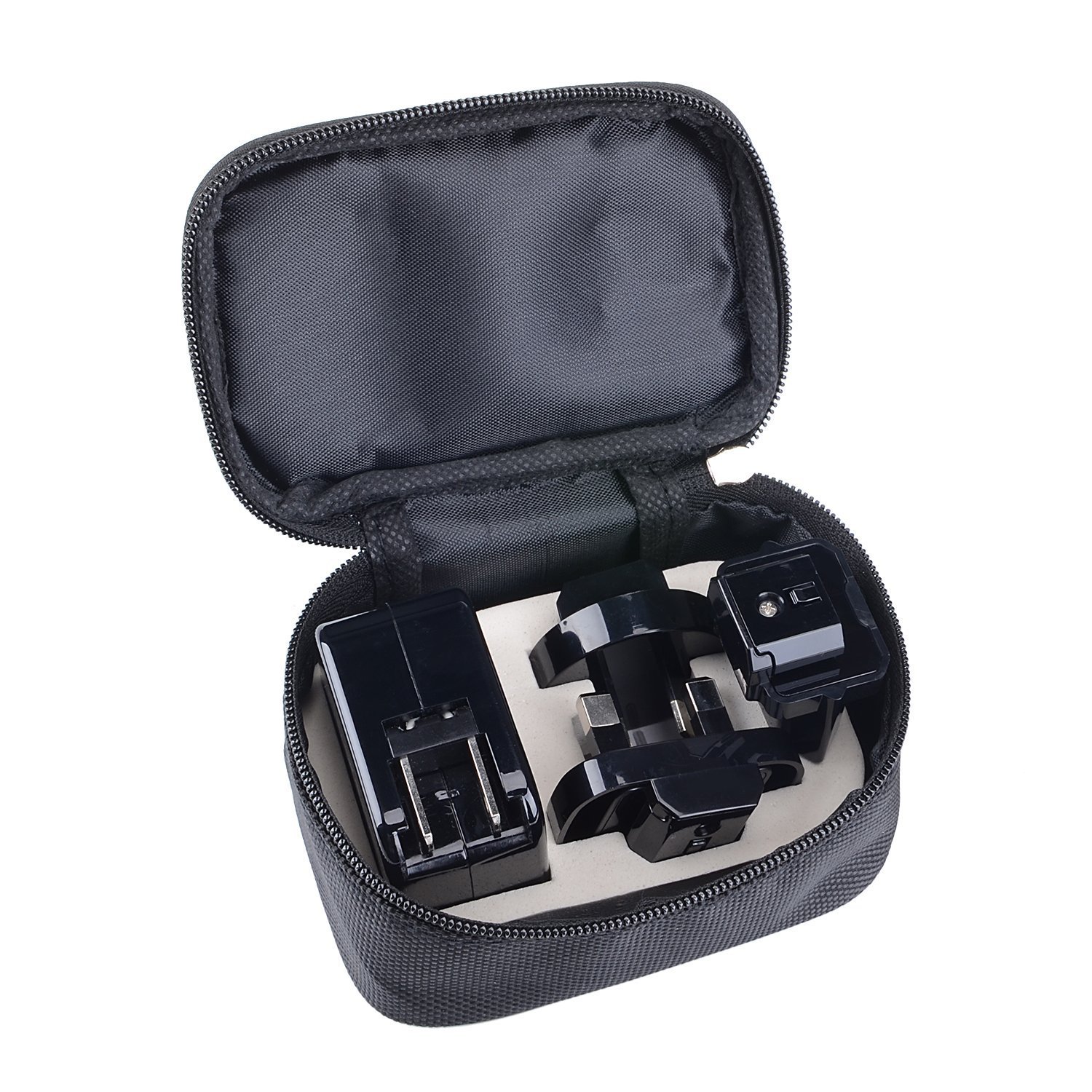 Travel Adapter,Yostyle USB Wall Charger Worldwide International All in One Travel Charger AC Power Plug Converter with 4 USB Ports,Travel Case for USA European UK AUS(Black)