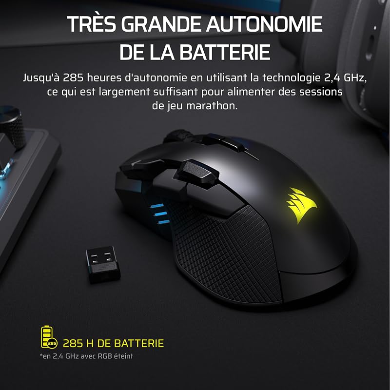 IRONCLAW Wireless SE (2026) Souris Gaming – Noir