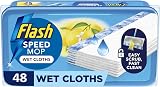 FLASH Speedmop Wet Mop Refills 48 Lemon Scented 2x24 Thick & Wet view 1