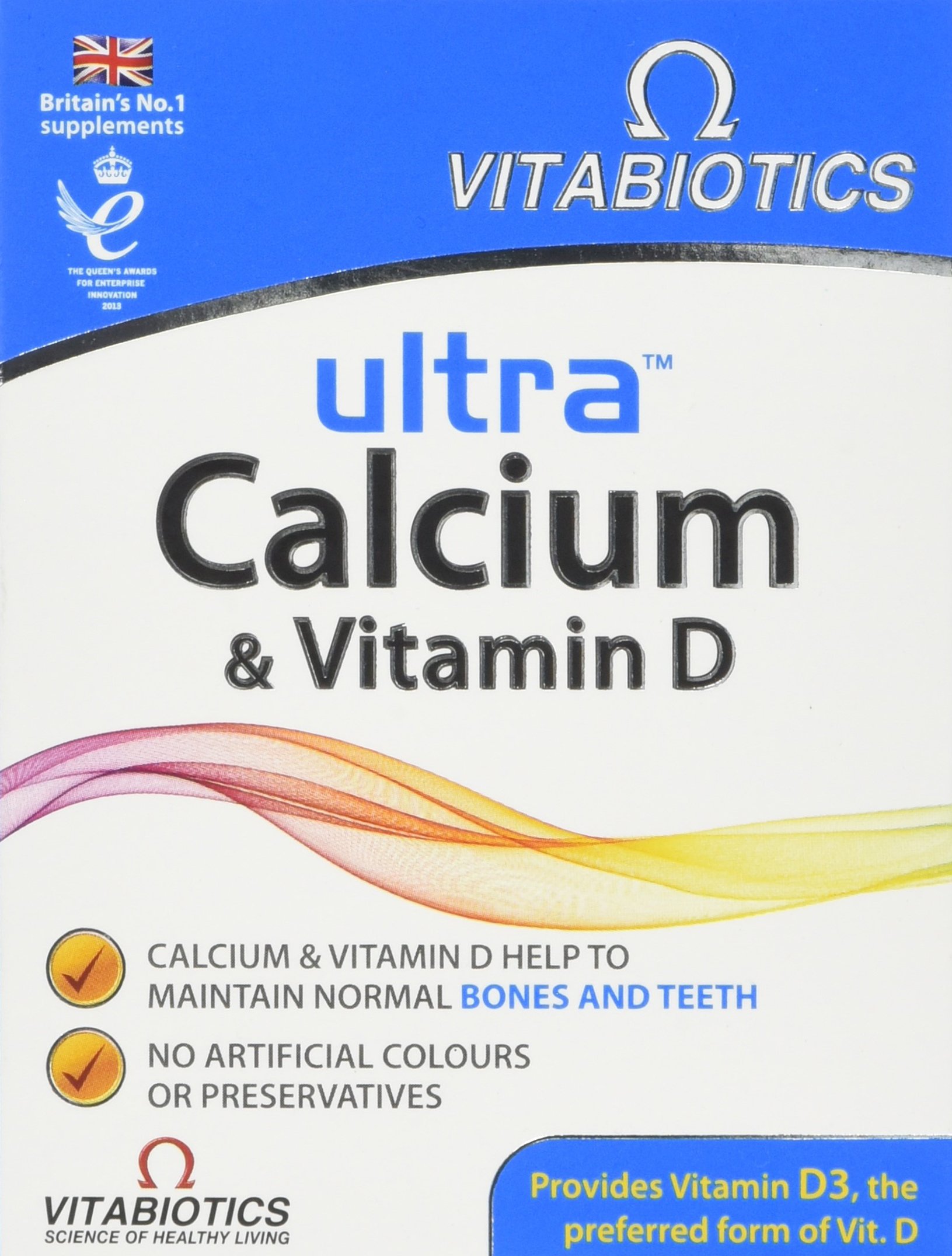 Calcium and Vitamin D Tablets, Vitabiotics Ultra (Pack of 1)
