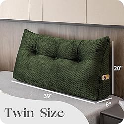 ZOEMO Large Bolster Triangular Headboard Wedge