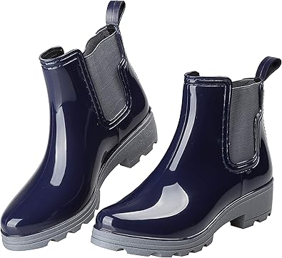 amazon women's ankle rain boots