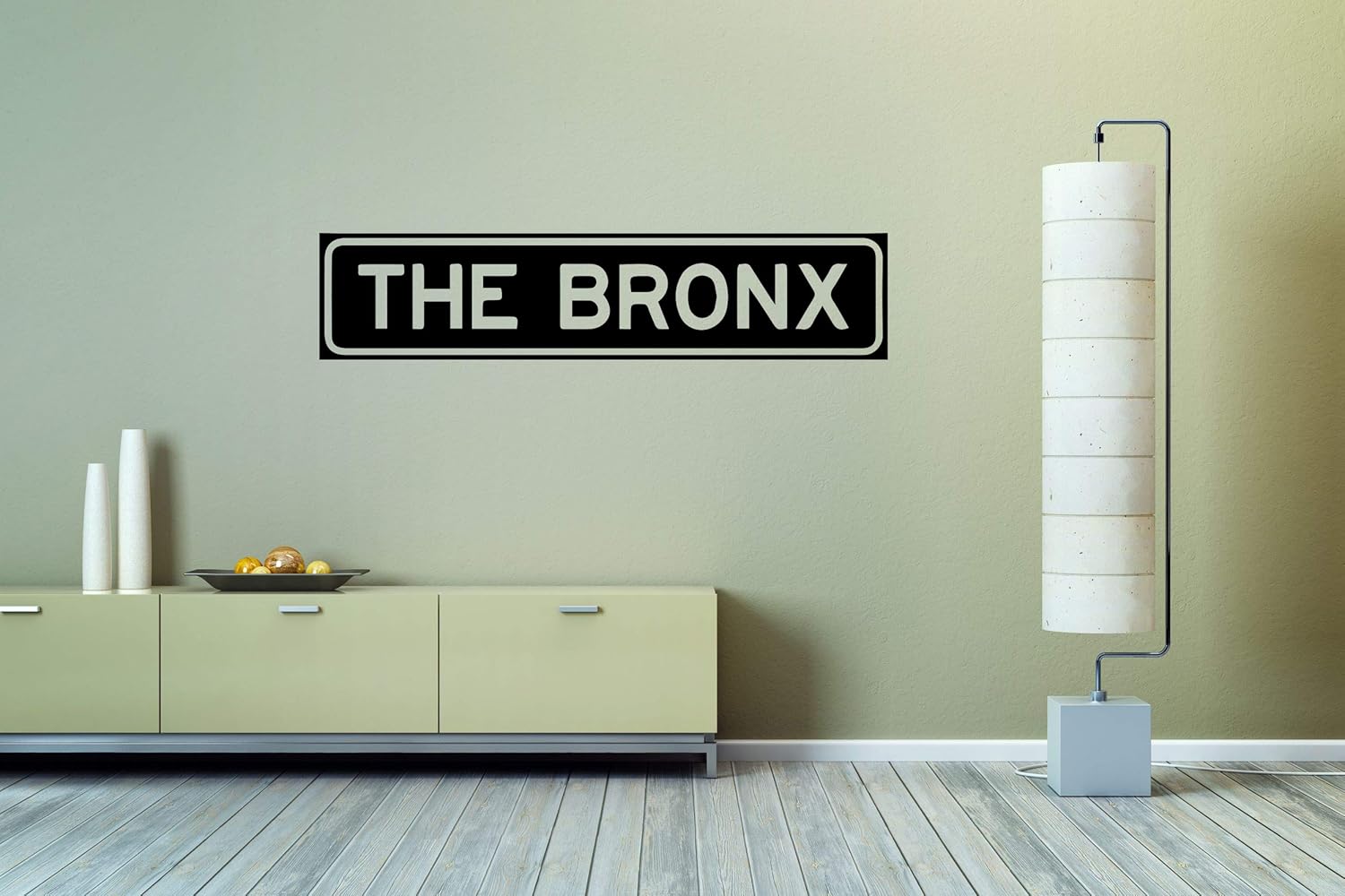 Wall Sticker The Bronx Street Sign Emblem Vinyl Mural Decal