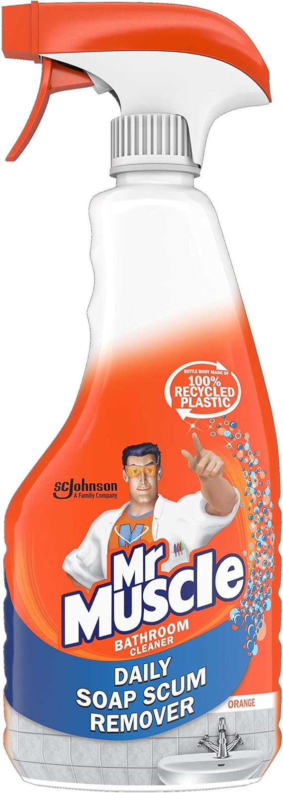 Mr Muscle Daily Soap Scum Remover, Bathroom Cleaner Spray, 500ml, Pack