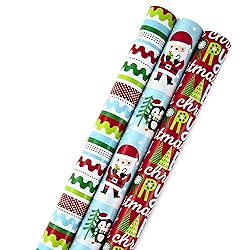 Hallmark Reversible Christmas Wrapping Paper Set