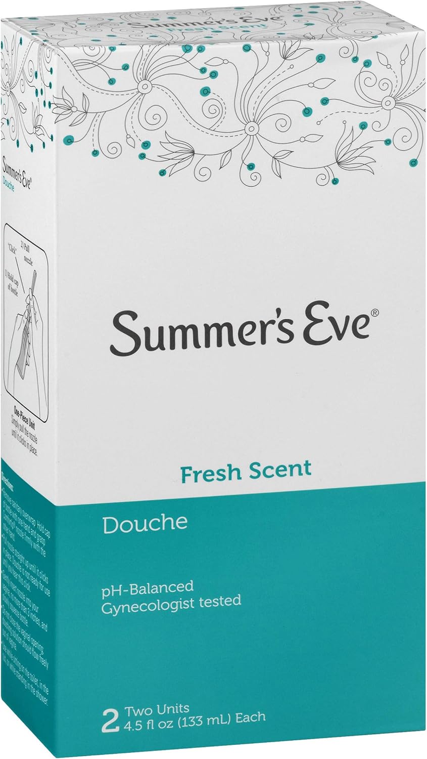 Summer's Eve Douche, Fresh Scent, pH Balanced, Dermatologist & Gynecologist Tested, 2 Count per pack, 9 Fl Oz: Health & Personal Care