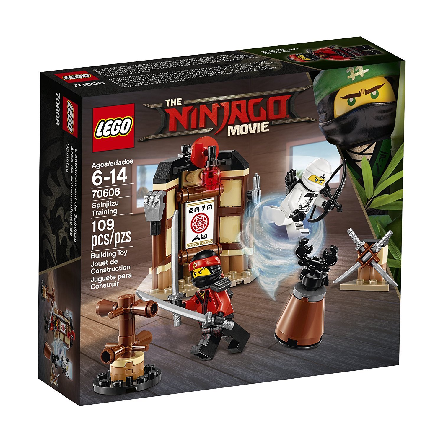 Lego Ninjago Movie Spinjitzu Training 70606 Building Kit (109 Teile)